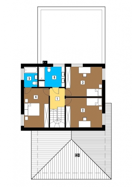 Проект двухэтажного дома _ND-R2