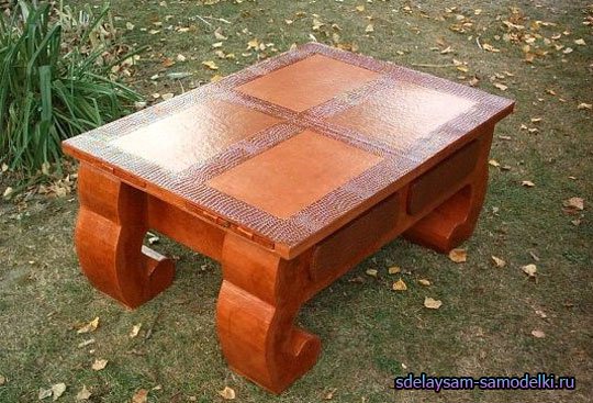 Розкладний стіл з картону своїми руками