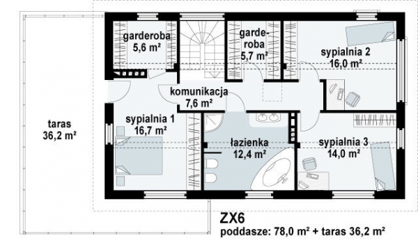Проект двухэтажного дома _Zx6