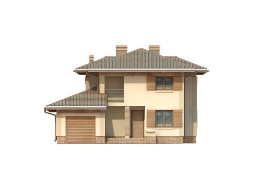 Проект двухэтажного дома _Cyprys (CE)