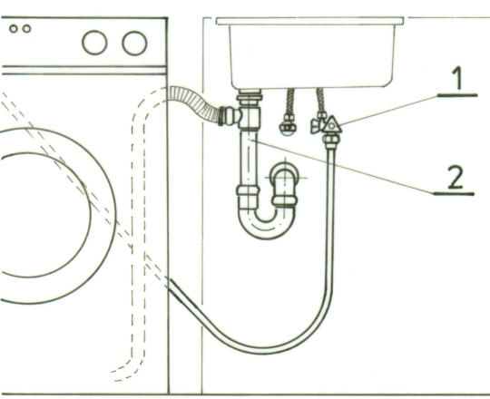 схема підключення пральної машинки