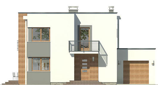 Проект двухэтажного дома _Alfa